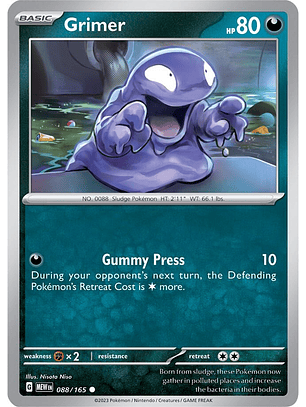 Grimer - 088/165 - Común - Mew