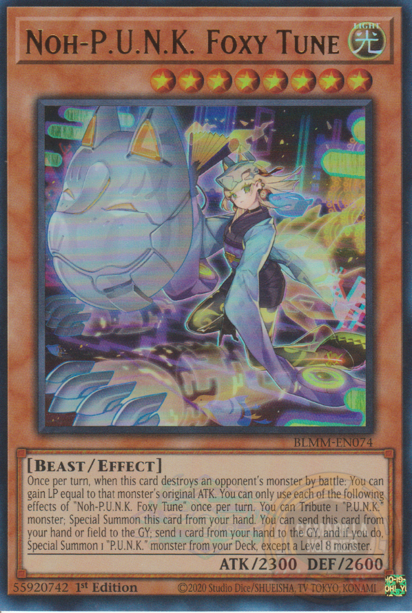 Noh-P.U.N.K. Foxy Tune - BLMM-EN074 - Ultra Rare  1