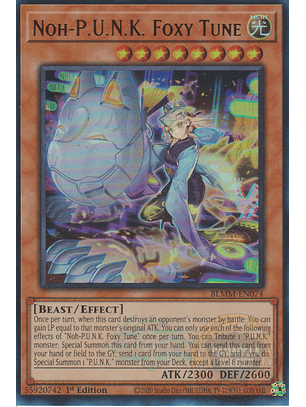 Noh-P.U.N.K. Foxy Tune - BLMM-EN074 - Ultra Rare 