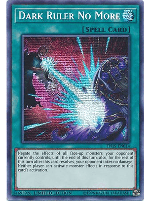 Dark Ruler No More - TN19-EN014 - Prismatic Secret Rare