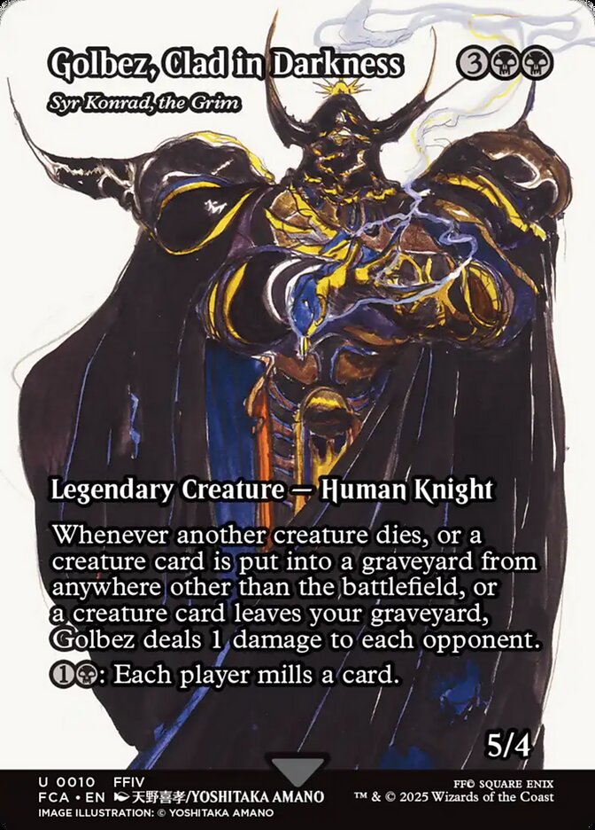 Syr Konrad, the Grim (Golbez, Clad In Darkness) - Uncommon - FCA 1