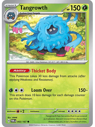 Tangrowth - 002/167 - Common - TWM 