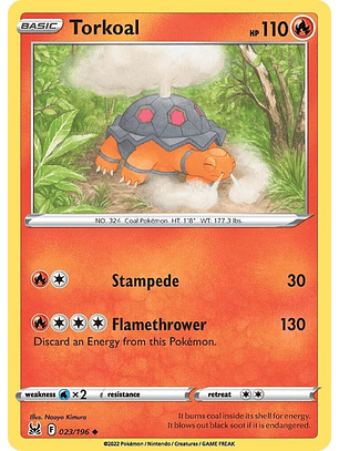 Torkoal - 023/196 - Uncommon - LOR 