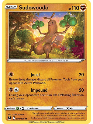 Sudowoodo - 094/196 - Common - LOR 