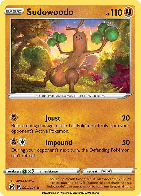 Sudowoodo - 094/196 - Common - LOR 