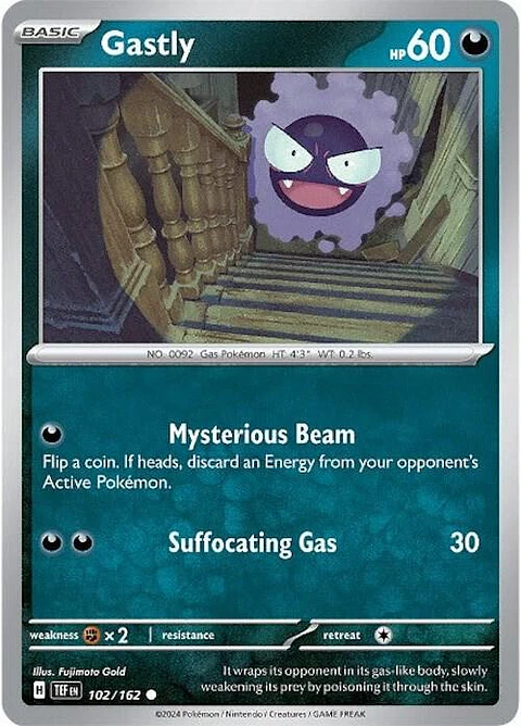 Gastly - 102/162 - Common - TEF