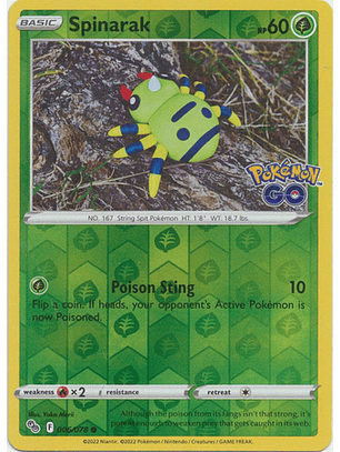 Spinarak - 006/078 - Common  - GO 
