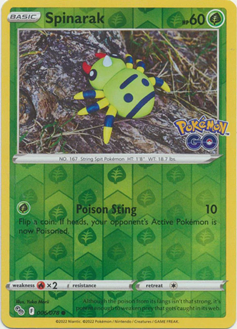 Spinarak - 006/078 - Common  - GO 