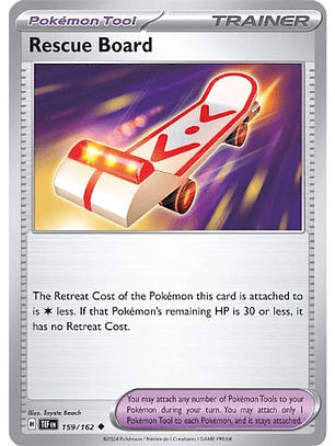 Rescue Board - 159/162 - Uncommon Reverse  - TEF