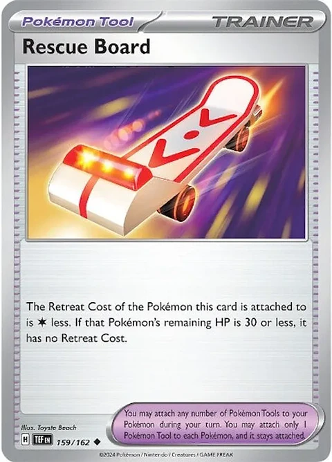 Rescue Board - 159/162 - Uncommon Reverse  - TEF