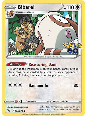 Bibarel - 060/078 - Common - GO 