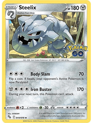 Steelix - 044/078 - Uncommon - GO