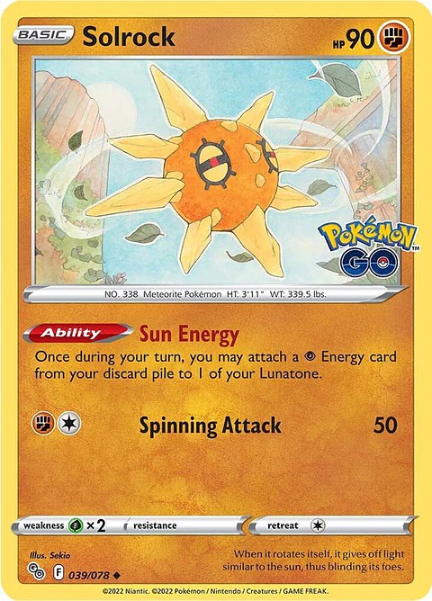 Solrock - 039/078 - Uncommon - GO