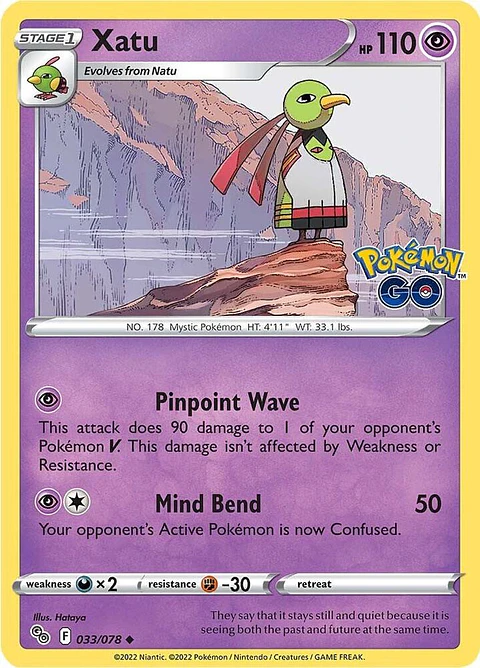 Xatu - 033/078 Uncommon - Pokémon Go