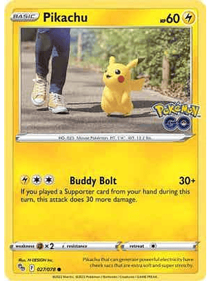 Pikachu - 027/078 - Common - Go