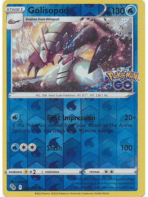 Golisopod - 026/078 - Holo Rare - Go