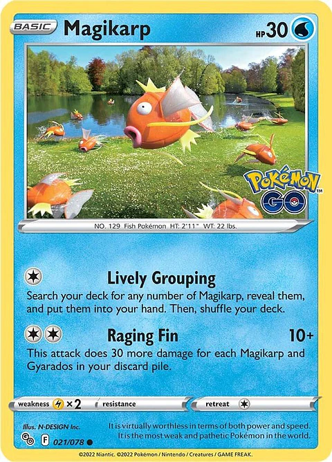 Magikarp - 021/078 - Common - GO 