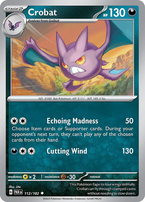Crobat - 112/182 - Uncommon - PAR