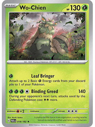 Wo-Chien - 018/182 - Rare - Par