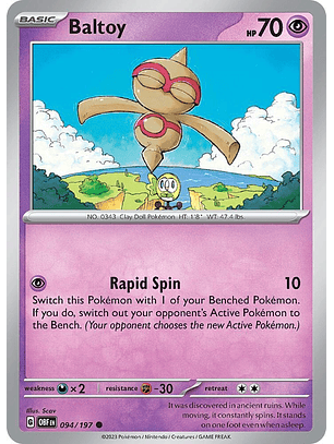 Baltoy - 094/197 - Common - Obf