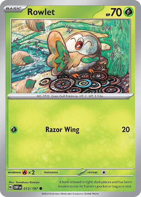 Rowlet - 013/197 - Common - Obf