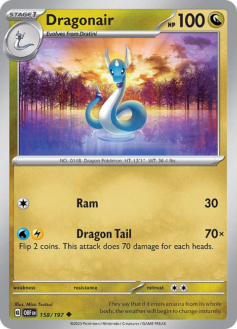 Dragonair - 158/197 - Uncommon - Obf