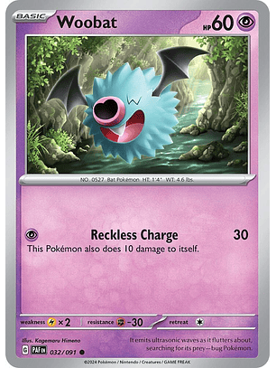 Woobat - 032/091 - Common - Paf