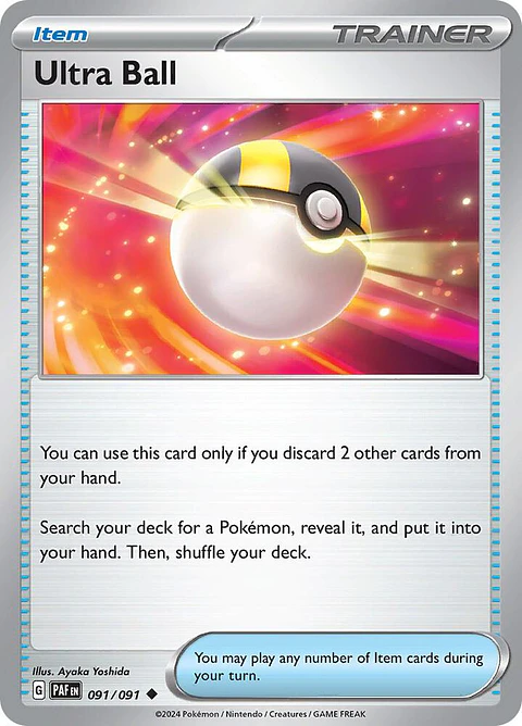 Ultra Ball - 091/091 - Uncommon - Paf