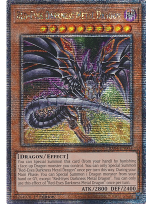 Red-Eyes Darkness Metal Dragon - RA04-EN003