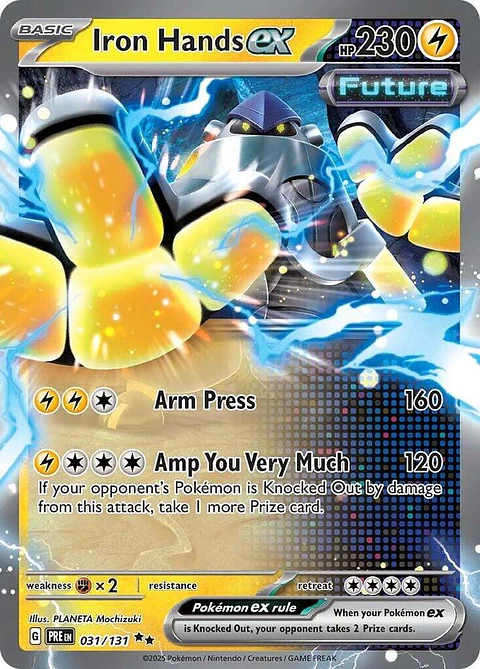 Iron Hands ex - 031/131 - Double Rare - PRE