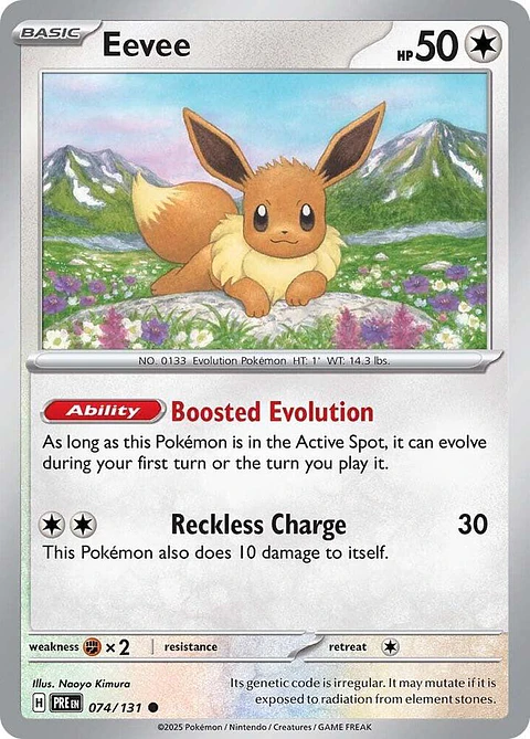 Eevee - 074/131 - Common - PRE 