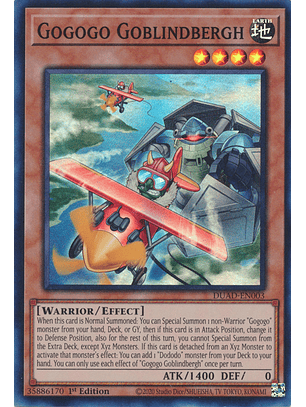 Gogogo Goblindbergh - DUAD-EN003 - Super Rare