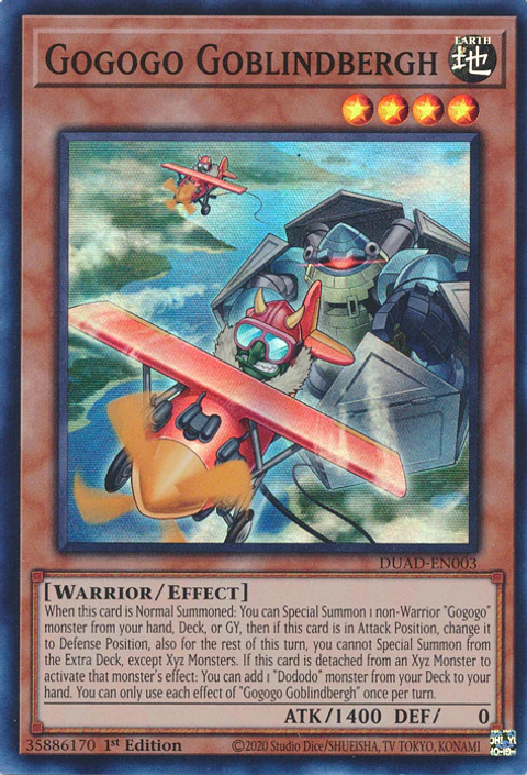 Gogogo Goblindbergh - DUAD-EN003 - Super Rare