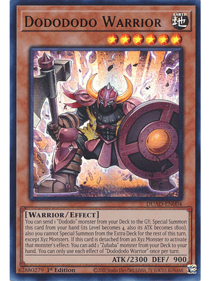 Dodododo Warrior - DUAD-EN004 - Ultra Rare