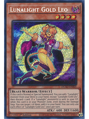 Lunalight Gold Leo - DUAD-EN005 - Secret Rare 