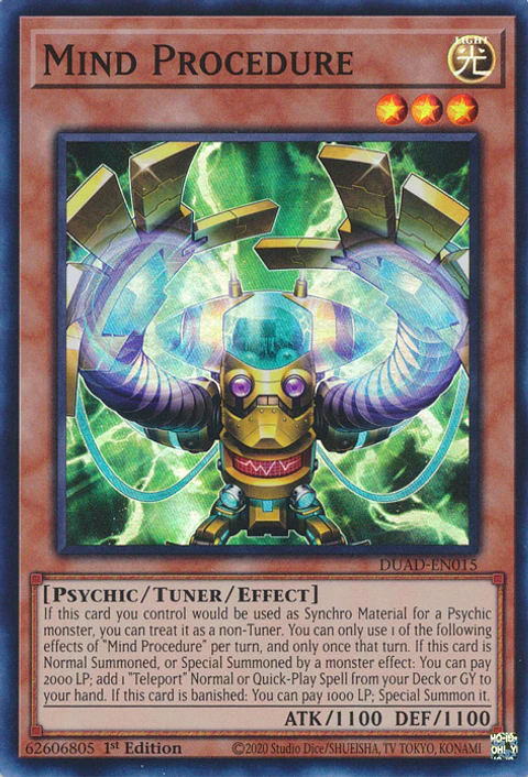 Mind Procedure - DUAD-EN015 - Super Rare 