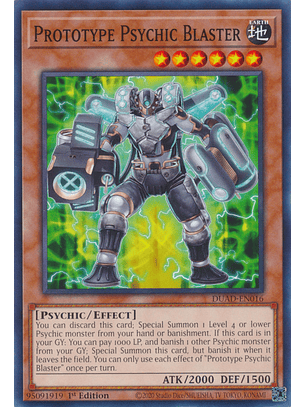 Prototype Psychic Blaster - DUAD-EN016 - Common 