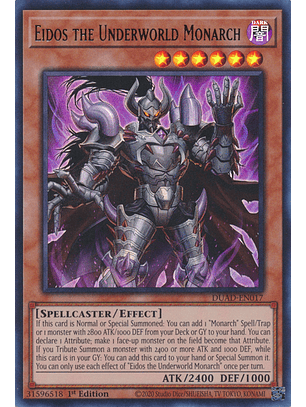 Eidos the Underworld Monarch - DUAD-EN017 - Ultra Rare