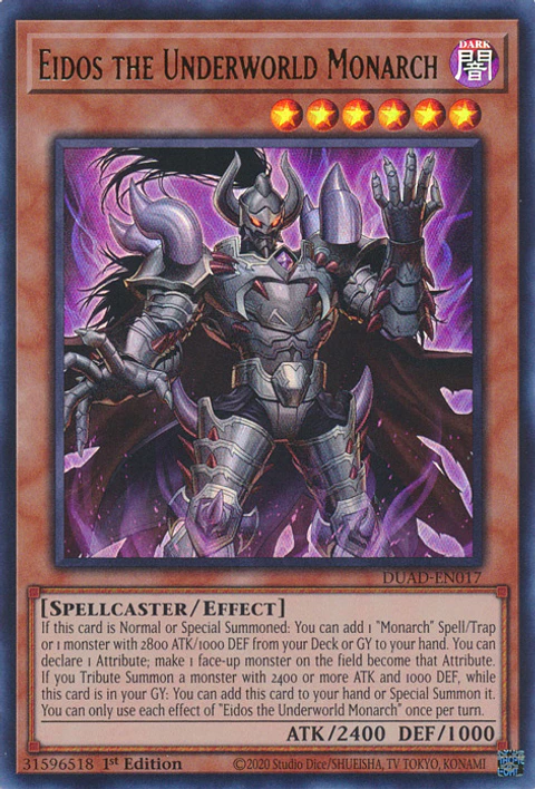 Eidos the Underworld Monarch - DUAD-EN017 - Ultra Rare