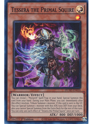 Tessera the Primal Squire - DUAD-EN018 - Super Rare