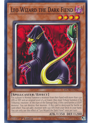 Leo Wizard the Dark Fiend - DUAD-EN027 - Common 