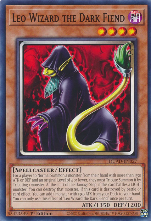 Leo Wizard the Dark Fiend - DUAD-EN027 - Common 