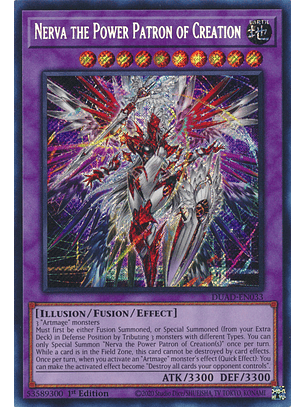 Nerva the Power Patron of Creation - DUAD-EN033 - Secret Rare 