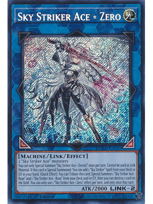 Sky Striker Ace - Zero - DUAD-EN049 - Secret Rare 