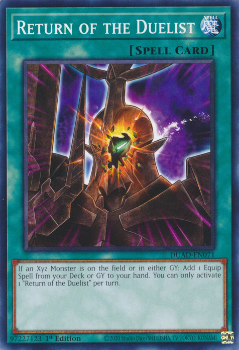 Return of the Duelist - DUAD-EN071 - Common  1