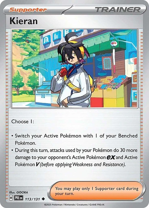 Kieran - 113/131 - Uncommon - PRE 