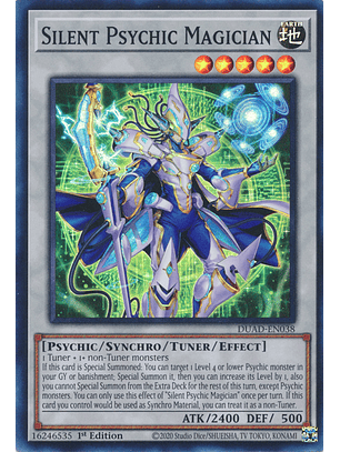 Silent Psychic Magician - DUAD-EN038 - Super Rare 