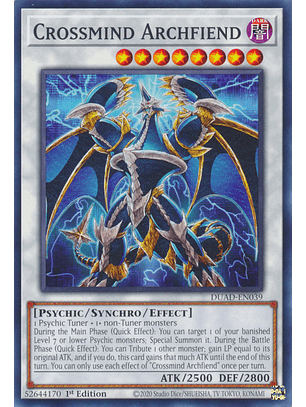 Crossmind Archfiend - DUAD-EN039 - Common 