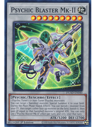Psychic Blaster Mk-II - DUAD-EN040 - Super Rare 