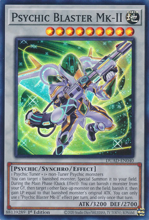 Psychic Blaster Mk-II - DUAD-EN040 - Super Rare 